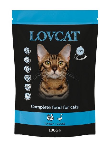 Lovcat Best Turkey & Goose saszetka 100g