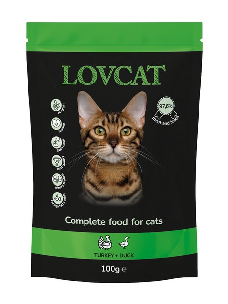 Lovcat Best Turkey & Duck saszetka 100g