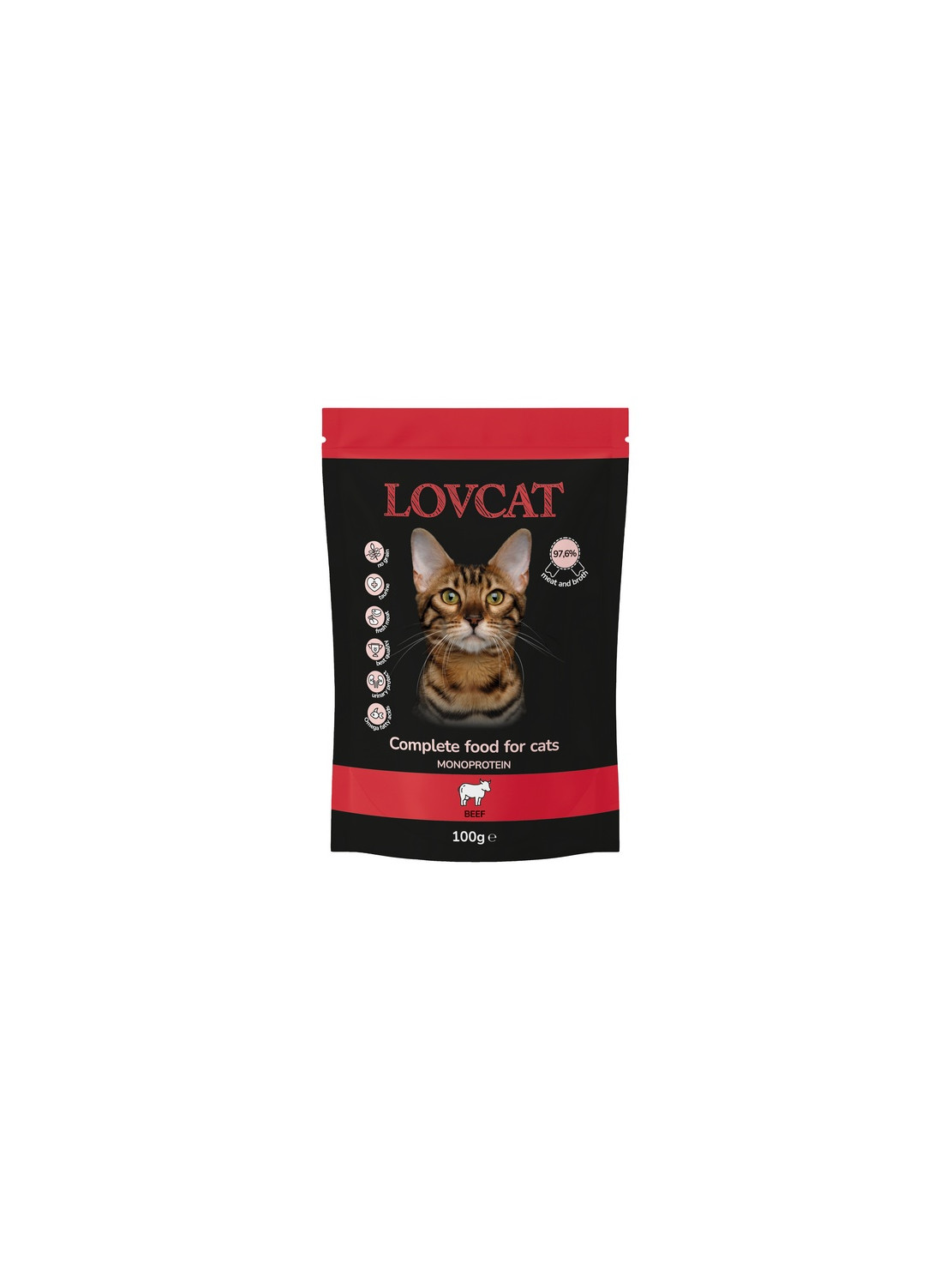 Lovcat Pure Beef saszetka 100g