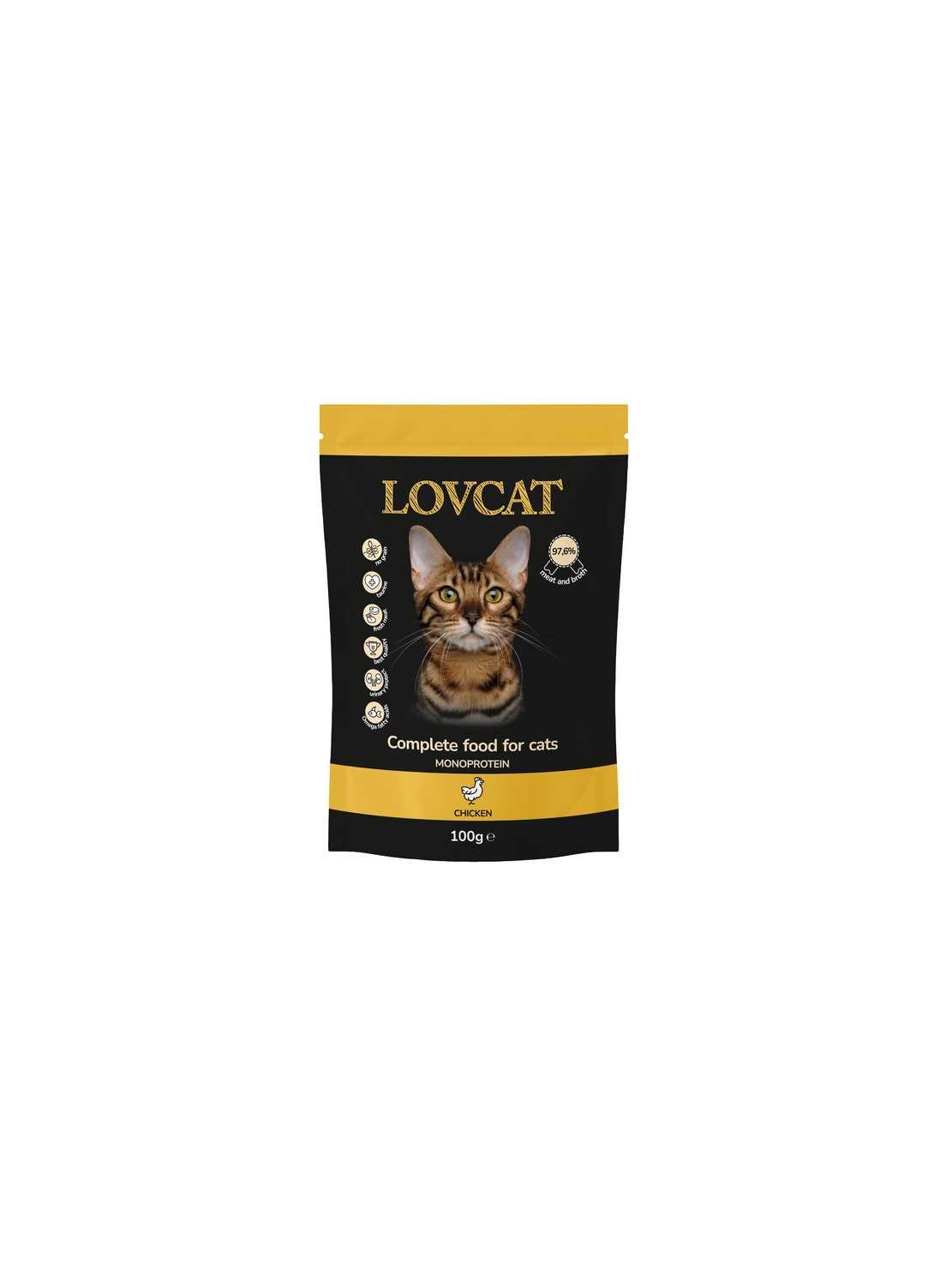 Lovcat Pure Chicken saszetka 100g