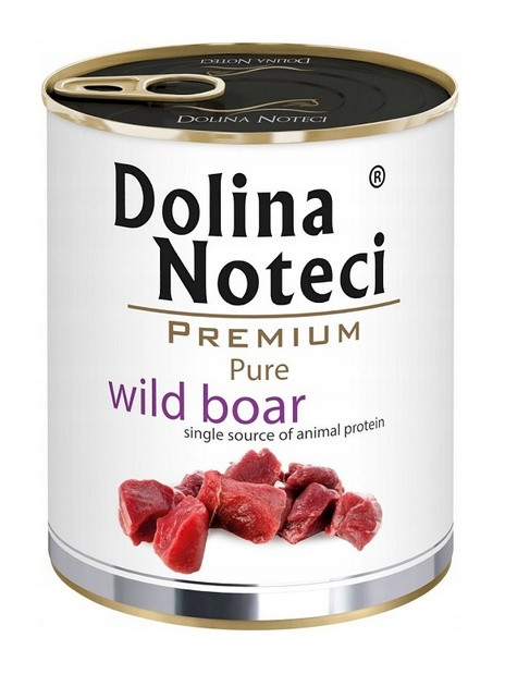 Dolina Noteci Premium Pies Pure Dzik puszka 800g