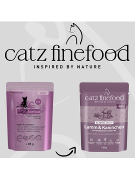 Catz Finefood Classic N.11 Jagnięcina i Królik saszetka 85g