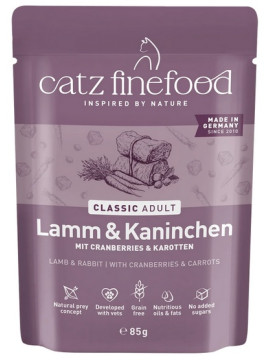 Catz Finefood Classic N.11 Jagnięcina i Królik saszetka 85g