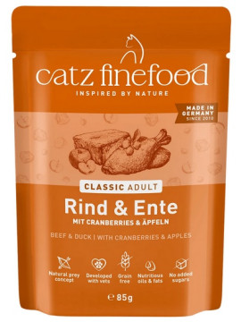 Catz Finefood Classic N.23 Wołowina i Kaczka saszetka 85g