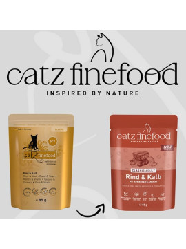 Catz Finefood Classic N.07 Wołowina i cielęcina saszetka 85g