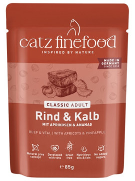 Catz Finefood Classic N.07 Wołowina i cielęcina saszetka 85g