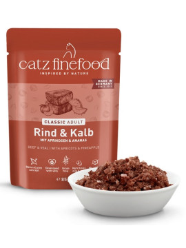 Catz Finefood Classic N.07 Wołowina i cielęcina saszetka 85g