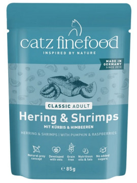 Catz Finefood Classic N.13 Śledź i Krewetki saszetka 85g