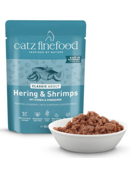 Catz Finefood Classic N.13 Śledź i Krewetki saszetka 85g