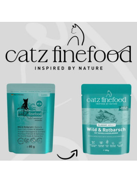 Catz Finefood Classic N.21 Dziczyzna i Karmazyn saszetka 85g