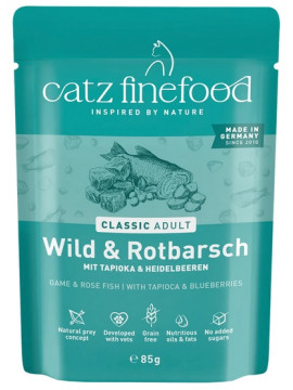 Catz Finefood Classic N.21 Dziczyzna i Karmazyn saszetka 85g