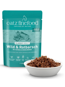 Catz Finefood Classic N.21 Dziczyzna i Karmazyn saszetka 85g