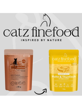 Catz Finefood Classic N.25 Kurczak i Tuńczyk saszetka 85g