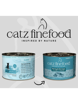 Catz Finefood Classic N.13 Śledź i Krewetki puszka 200g