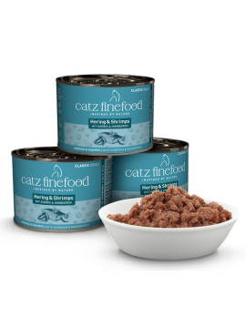 Catz Finefood Classic N.13 Śledź i Krewetki puszka 200g