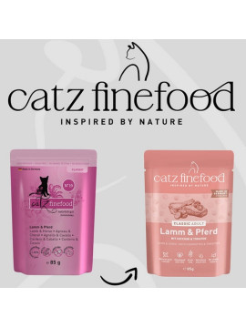 Catz Finefood Classic N.19 Jagnięcina i Konina saszetka 85g