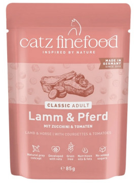 Catz Finefood Classic N.19 Jagnięcina i Konina saszetka 85g
