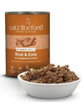 Catz Finefood Classic N.23 Wołowina i Kaczka puszka 400g