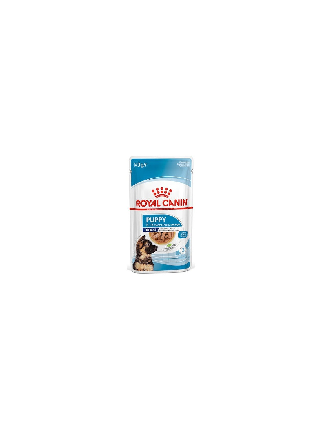 Royal Canin Maxi Puppy karma mokra w sosie dla szczeniąt, od 2 do 15 miesiąca życia, ras dużych saszetka 140g