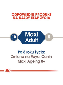 Royal Canin Maxi Adult karma mokra w sosie dla psów dorosłych, do 5 roku życia, ras dużych saszetka 140g