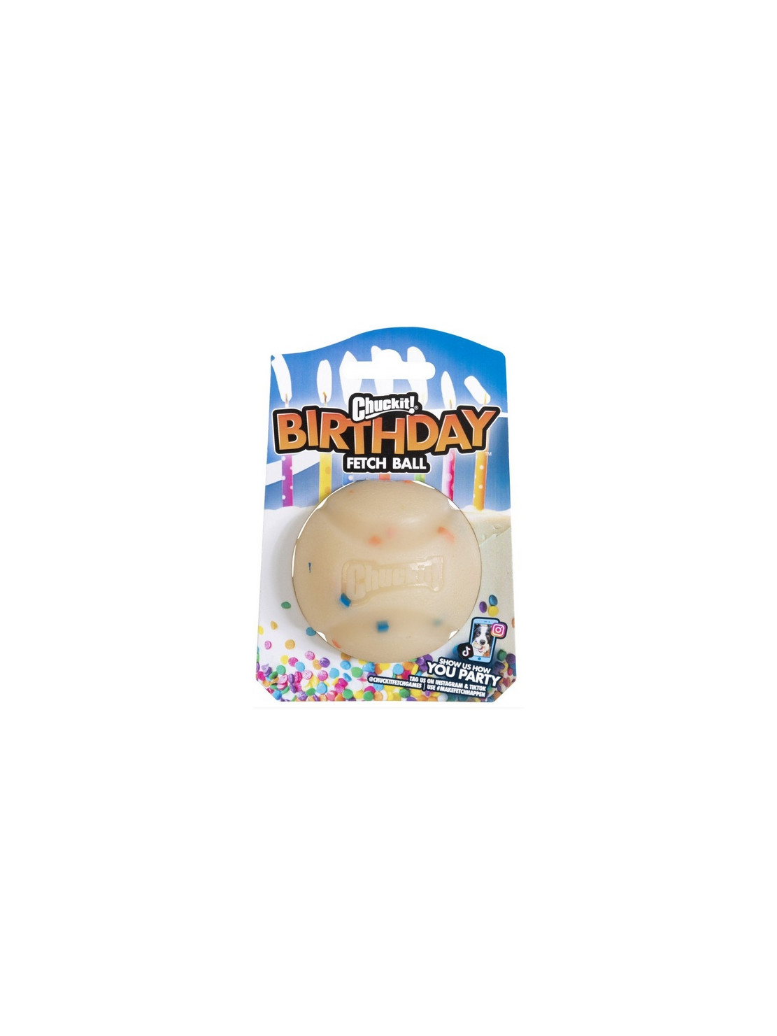 Chuckit! Birthday Fetch Ball Medium [60118]
