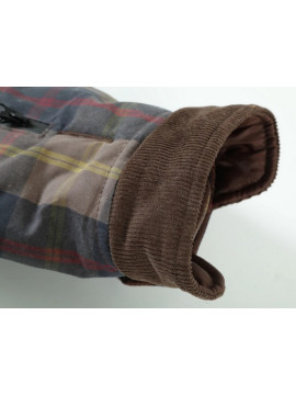 Zolux Kurtka w kratę dla psa Cheverny R.55 brązowa