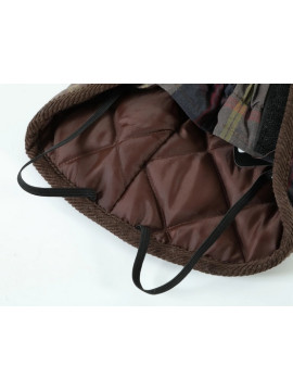 Zolux Kurtka w kratę dla psa Cheverny R.50 brązowa