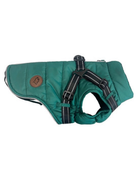 Zolux Kurtka puchowa z szelkami dla psa R.35 niebieska