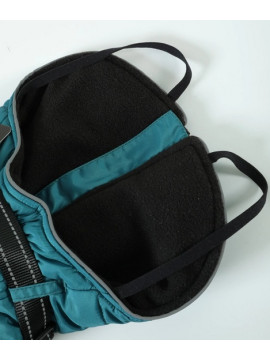 Zolux Kurtka puchowa z szelkami dla psa R.35 niebieska