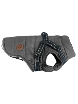 Zolux Kurtka puchowa z szelkami dla psa R.30 szara