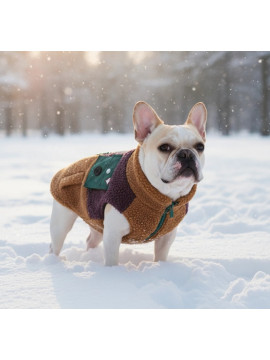 Zolux Ciepła bluza dla psa Bouclette R.40 jasnobrązowa