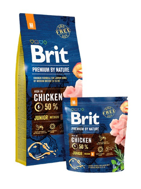 Brit Premium By Nature Junior M Medium 3kg