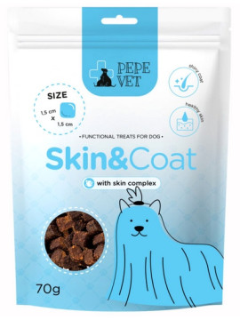Paka Zwierzaka PEPE VET Przysmak funkcjonalny Skin & Coat 70g