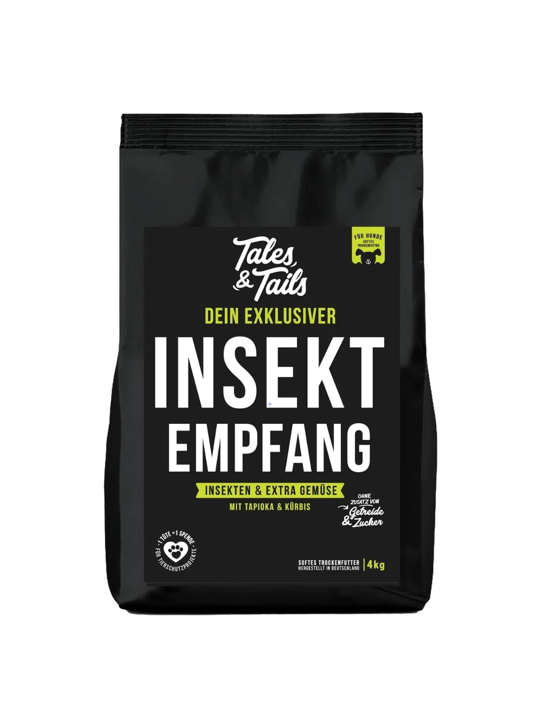 Tales & Tails Półwilgotna karma monobiałkowa „Owady” 4 kg