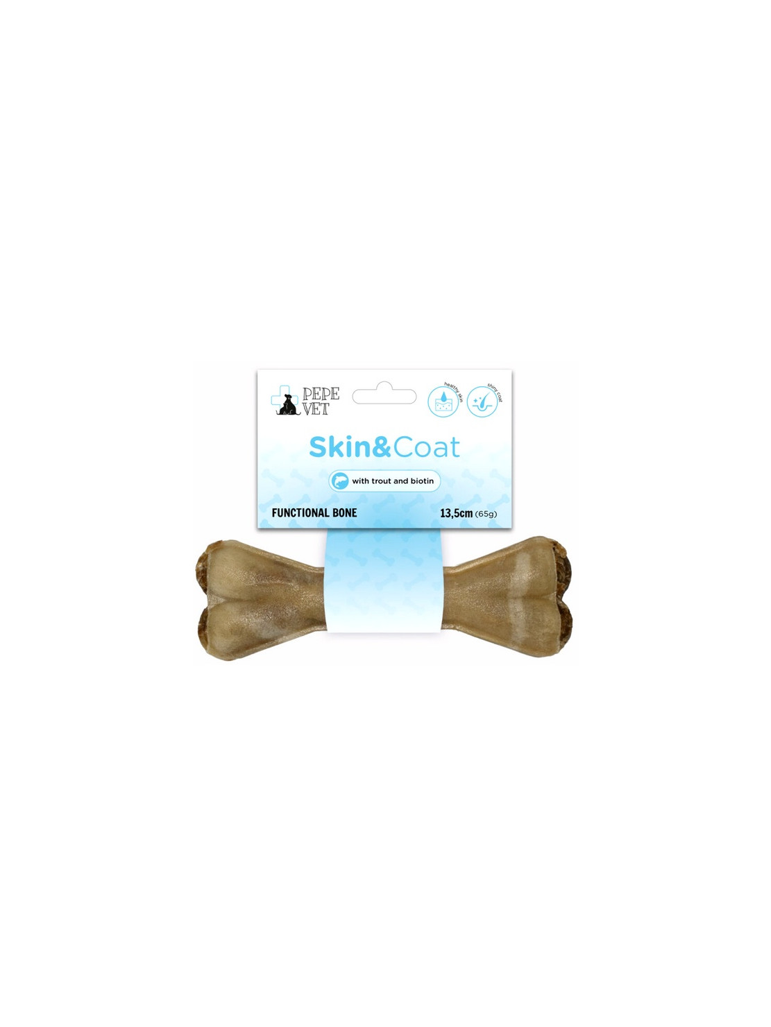 Paka Zwierzaka PEPE VET Kość funkcjonalna Skin & Coat 13,5cm