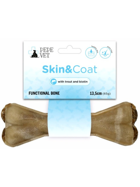 Paka Zwierzaka PEPE VET Kość funkcjonalna Skin & Coat 13,5cm