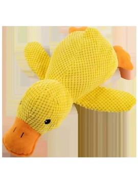 Pluszowa zabawka dla psa – uspokajająca kaczka do spania i żucia, 40 cm