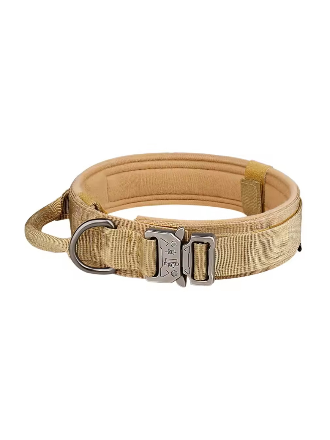 Obroża taktyczna dla psa – nylonowa, z metalową klamrą, treningowa M 36–48 cm 3,8 cm