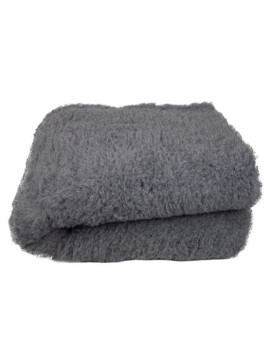 BUBA Dry Bed Legowisko bez antypoślizgów  28mm 50x37cm szare z zielonym spodem [A104]