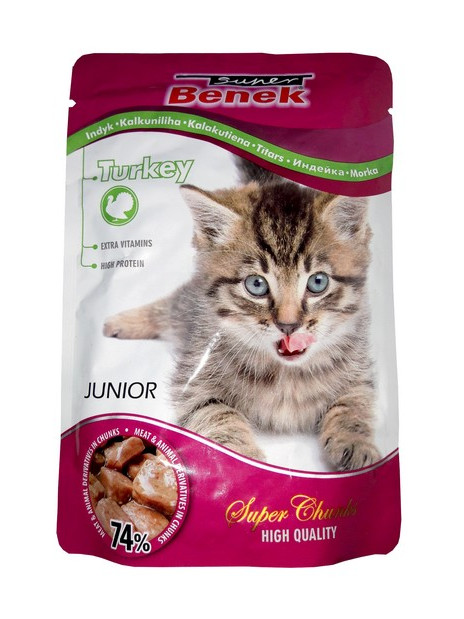 Super Benek saszetka Junior indyk w sosie 100g