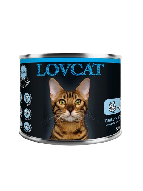 Lovcat Best Turkey & Goose puszka 200g