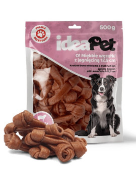 IdeaPet Miękkie węzełki z jagnieciną 12,5cm 500g
