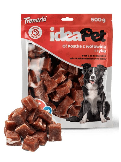 IdeaPet Kostka z wołowiną i rybą 500g