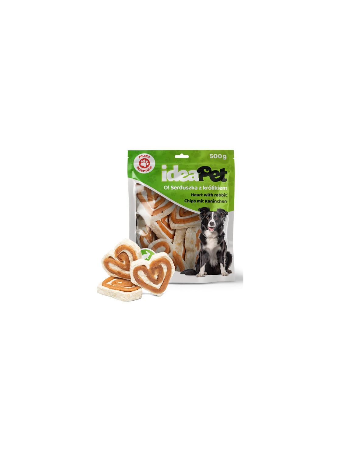 IdeaPet Serduszka królikiem 500g