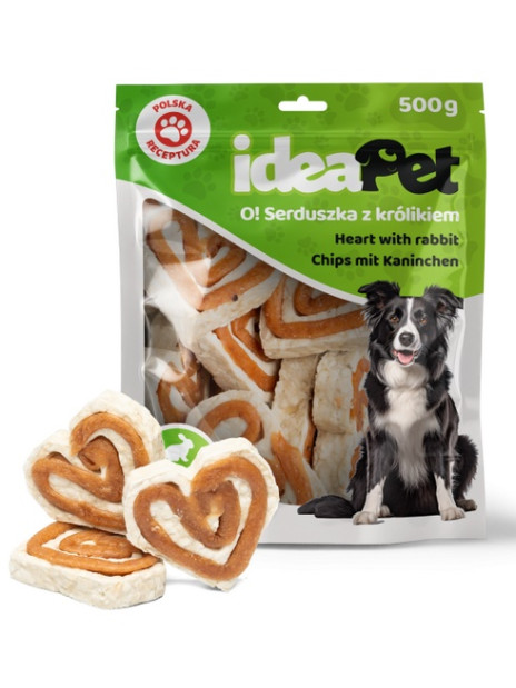 IdeaPet Serduszka królikiem 500g
