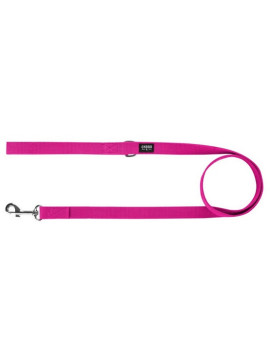 CHABA Smycz taśma S 10mm fuksja