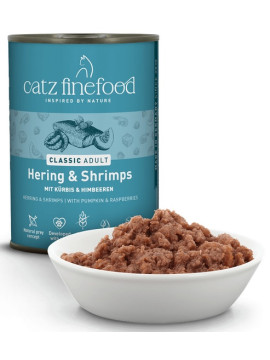 Catz Finefood Classic N.13 Śledź i Krewetki puszka 400g