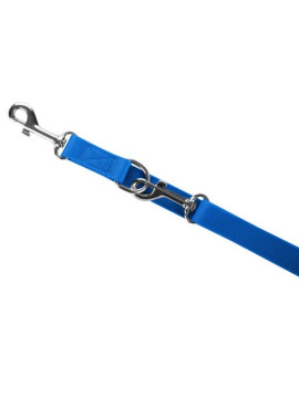 CHABA Smycz taśma regulowana L 20mm/260cm niebieska