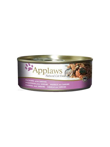 Applaws w bulionie 156g Makrela z sardynkami