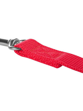 CHABA Smycz taśma XL 25mm czerwona